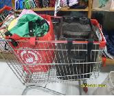 supermarket cart bag